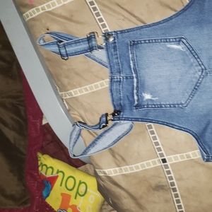 Overalls jean skirt very nice like new worn once
